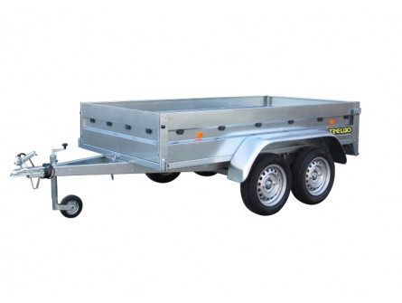 Remorque TRELGO TRIGANO NFB 254 / NFB 254 SF – Double essieu – PTAC 500 ou 750 kg