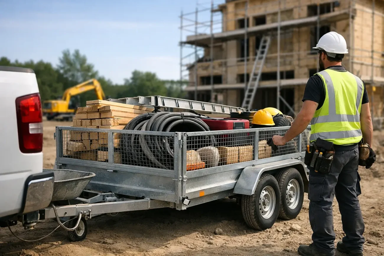Bien choisir une remorque pour artisan bâtiment
