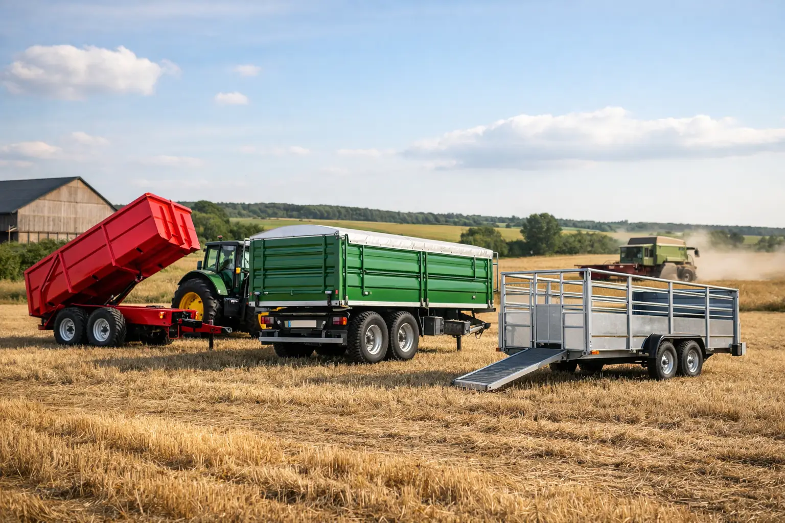 Quelle remorque pour exploitation agricole ?